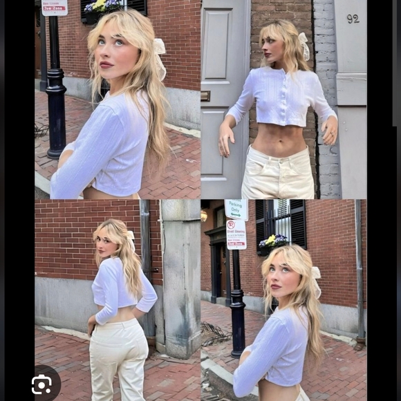 Cou cou intimates sabrina carpenter SOLD OUT English rose cropped cardi - Picture 6 of 7